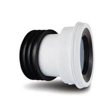 110mm Kwickfit Toilet Pan Connector 90 Bend Long 390mm