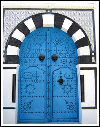 Porte Bleue Tunisie Portes Bleues Entree Vintage Portes