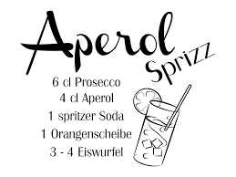 It's so easy to make. Wandtattoos Aperol Spritz Als Cocktail Wandtattoo