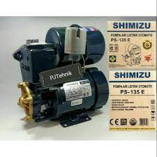 Sumur dangkal non otomatis, 125 watt, daya hisap max 9 meter, daya pancar spesifikasi: Shimizu Pompa Air Listrik Otomatis Ps 135 E Shopee Indonesia