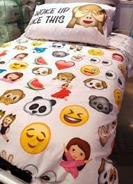 Emoji Facial Expresions Duvet Cover Set Size Single Double Primark Pillow Cases Emoji Bedroom Emoji Room Bedroom Themes