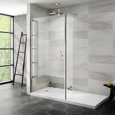 Nova Wet Room Screen Various Sizes 1850mm High Feature Image Wet Room Screens Wet Rooms Walk In Shower Tray