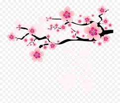 Flower , background bunga hitam putih, green floral frame png clipart. Japanese Cherry Blossom Art Png Bunga Sakura Vector Png Emoji Cherry Blossom Emoticon Free Transparent Emoji Emojipng Com