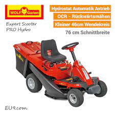 Check spelling or type a new query. Wolf Garten Scooter Pro Hydro Aufsitzmaher Rasentraktor Eu9
