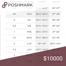 chicos sizing chart details chicos other my posh closet