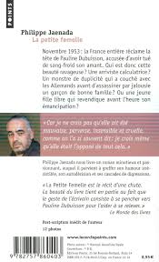 Un film de philippe fauconavec lucie lucas, lorenzo lefevre, héléna noguerra, jean dell.diffusion le lundi 1er février à 21h05 sur france 2© jpgfilms. La Petite Femelle Philippe Jaenada Points Poche Place Des Libraires