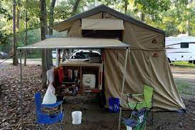 Compact Camping Trailers Maker Of No Weld Trailer Racks Compact Camping Trailers Camping Trailer Diy Camping Trailer Tent Trailer