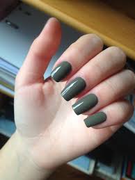 Squoval Square Shape Long Nail Green Kaki Sephora Nail Polish Natural Nails Nail Art Squoval Acrylic Nails Squoval Nails Acrylic Nail Shapes