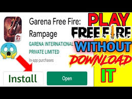 1:27 apps from unknown sources allow installation of applications that are not from appstore. How To Play Free Fire Without Download In Google How To Play Free Fire Without Download Youtube