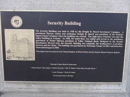 Historical Marker: Security Building