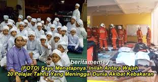 Lebih 20 pelajar dan tenaga pengajar dilaporkan maut dalam kebakaran di pusat tahfiz darul quran ittifaqiyah di jalan keramat ujung, di sini. Punca Kebakaran Pusat Tahfiz Darul Quran Ittifaqiyah Sheila Inspire Lifestyle Blog
