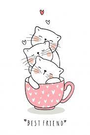 Cats Cute Wallpaper Cat Doodle Cute Drawings Cute Doodles