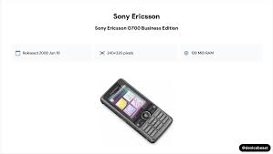 Sony Ericsson G700 Business Edition ...