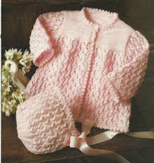 Some promotions may be combined. Knitting Pattern Dk 4 Ply Baby Dress Matinee Coat 16 20