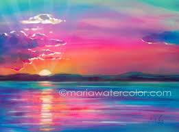 In this watercolour sunset workshop, i guide you through painting a beautiful sunset over water. 1000 Ideas About Watercolor Sunset On Pinterest How To Paint Watercolor Sunset Sunset Painting Sunset Canvas