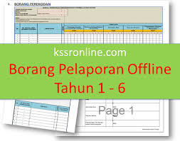 Teacher Can Find Modul Or Borang Pelaporan Offline Kssr For Year 1 To Year 6 In The Link Below Please Find The Borang Pela Offline Teacher Periodic Table