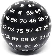 Buy Handan Polyhedral Dice 100 Sided Dice D100 Die 100 Sided Cube D100 Game Dice 100 Sided Cube Of Provide Fonts In White Online In Poland B08j7lxb2d