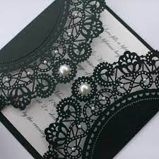 Wow Your Guest With This Stunning Lasercut Wedding Invitation The Lace Doily Style Invita Black Lace Wedding White Wedding Invitations Lace Wedding Invitations