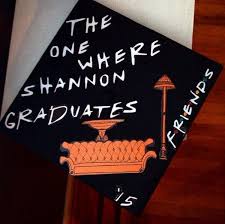 Graduation cap ideas for best friends funny graduation cap. The One When You Graduate Friends Graduation Cap Graduation Cap Designs