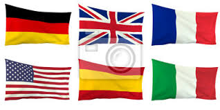Ebay flagge deutschland, kroatien, türkei, italien, polen, frankreich. Flagge Von Deutschland Grossbritannien Frankreich Usa Spanien Leinwandbilder Bilder Deutsch Sprach Spanisch Myloview De