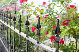 Use this decorative purple flower fence panel to define a special spot in your garden, add some interest along a path or fill a bare spot. Garden Fence How To Decorate It A Spicy Boy