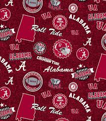 The pattern calls for about 29 colors of dmc floss. University Of Alabama Crimson Tide Cotton Fabric Home State Joann