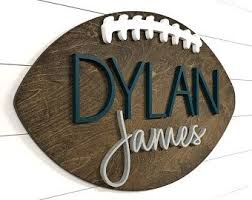 Pin By Tri Kita On Scroll Saw In 2020 Football Nursery Football Baby Shower Sports Nursery Theme