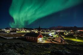 Northern Lights In Greenland Phenomenon Of Aurora Borealis See The Northern Lights Northern Lights Northern Lights Photo