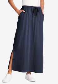 Here are a few great sweater patterns using that are constructed sideways. Sport Knit Side Slit Skirt Woman Within