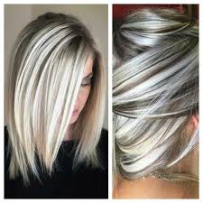 I Love This Type Of Hair Color This Is Exactly How I Want My Hair Colored Short Hair Gray N Blonde Trend Hairstyles Gorgeous Gray Hair Hair Styles Long Hair Styles