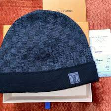 Louis Vuitton Petit Damier Hat 100 Authentic Louis Vuitton Petit Damier Hat Worn Once Comes With Original Box Vuitton Louis Vuitton Accessories Louis Vuitton