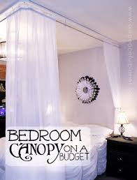 We give the pros and cons, material lists, plus detailed instructions on how to make each type of diy camper curtain. Make An Inexpensive Diy Bed Canopy Our Peaceful Planet