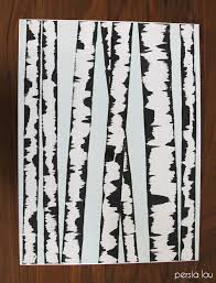 I can't claim this idea as my own! Make Diy Birch Tree Art Persia Lou