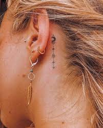 Realistic butterfly tattoo on hand. 30 Charming Behind The Ear Tattoos For Ladies In 2020 Tiny Tattoo Inc