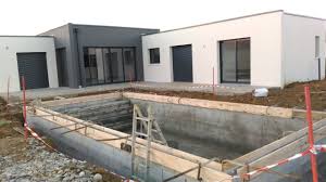 Piscine Blocs A Bancher Haute Garonne 31 Octobre 2016 Maison Moderne Toit Plat Maison Contemporaine Maison Moderne
