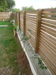 Amenagements Bois Jardin Minimaliste Cloture Jardin Bois Jardins
