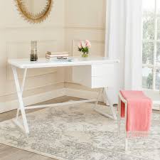 Safavieh Watkins White Desk Fox2205a Office Desk Writing Desk White Desks