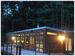 Lostrivermodern A Modern Prefab Cabin In Scenic Lost River West Virginia Cabins In West Virginia Prefab Cabins Prefab