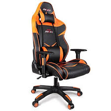 jamswin gaming chair ergonomic large size high back adjustable pu leather video game chairs orange review