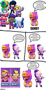 El nuevo brawler legendario sandy se enfrenta al último brawler gratuito de camino de trofeos: Sandy Broke A Trend That Emz Revived Brawlstars