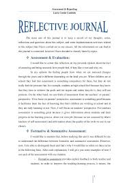 The concept raises important questions as to what exactly is multilingualism and how should one approach the subject when studying about the teaching and learning of l3 language. Reflective Journal Unit 1 Reflective Essay Examples Self Reflection Essay Reflective Journal