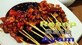 Tusuk tiap bulatan daging dengan satu tusuk sate kemudian bungkus haluskan kacang, kemiri dan cabai merah. Cara Mudah Bakar Sate Cuma Pakai Wajan Bekas 100 Matang Beserta Resep Bumbu Sate Super Enak Youtube