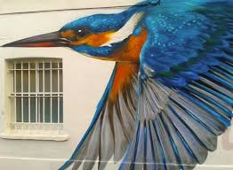 Kingfisher Murals Street Art Banksy Art Street Art