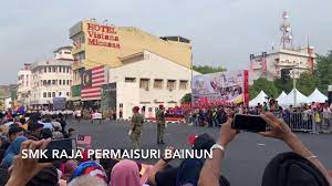She was also the ninth raja permaisuri ag. Perak State Merdeka Parade 2019 Smk Raja Permaisuri Bainun Youtube