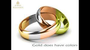 All gold starts as pure yellow gold. Different Colors Of Gold Youtube