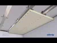 Posa Del Sistema Isolante Stiferite Rp A Controsoffitto Con Telaio Metallico Youtube Controsoffitto Edilizia Sistemista