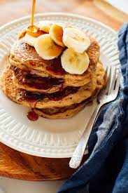 Whole Wheat Banana Pancakes Recipe Cookie And Kate Recipe Banana Pancakes Recipe Recipes Banana Pancakes