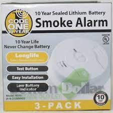 First alert smoke detector alarm. Code One I9010 10 Yr Sealed Battery 3 Pack Smoke Detector W Ionization Sensor 47871099931 Ebay