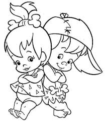 You can now print this beautiful pebbles in a crib flintstones 6095 coloring page or color online for free. The Pebbles And Bamm Bamm Show Coloring Pages Learny Kids