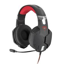 Auricular Gamer Con Microfono Trust CARUS (GXT 322) Negro